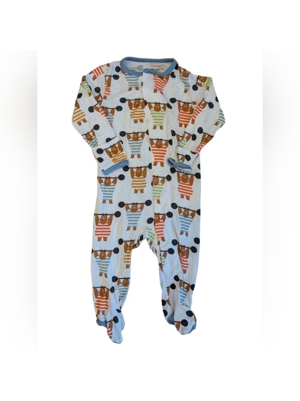 Magnetic Me Multicolor Bear Print‎ Kids Footie